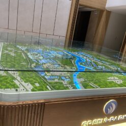 Kính uốn cong 12 ly trắng uốn mô hình