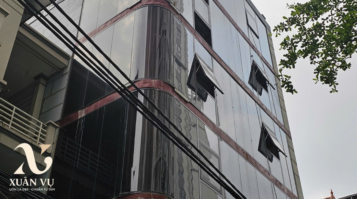 công trình Kính Uốn Cong Hoàng Văn Thụ - Tương mai - Hà Nội 